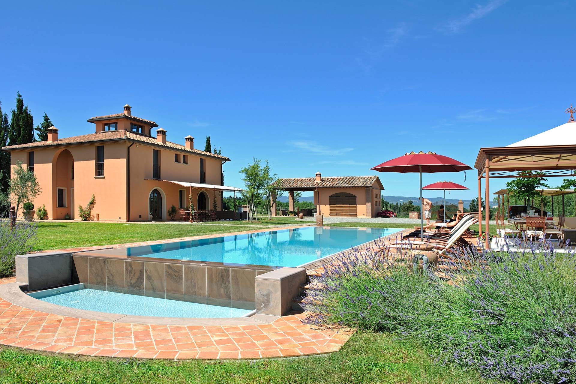 Design Toskana Villa mit privatem Pool