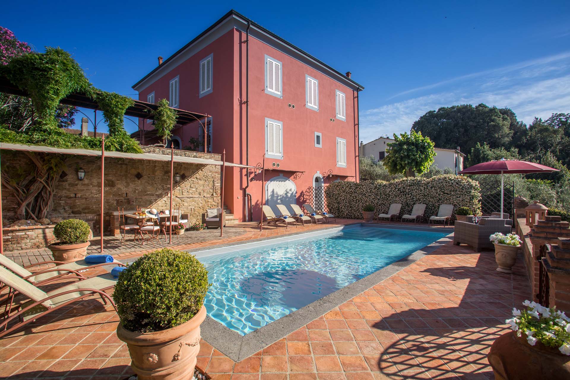 Ferienhaus Toskana Palazzo mit privatem Pool